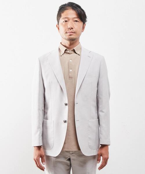 「MEN'S MELROSE」 テーラードジャケット 4 ライトグレー メンズ_画像2