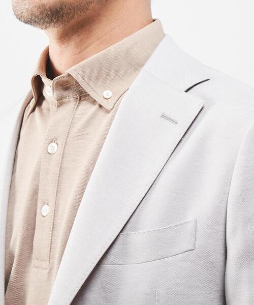 「MEN'S MELROSE」 テーラードジャケット 4 ライトグレー メンズ_画像6