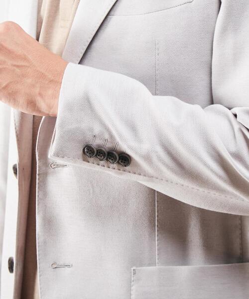 「MEN'S MELROSE」 テーラードジャケット 4 ライトグレー メンズ_画像7