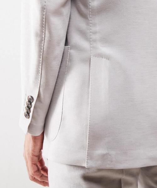 「MEN'S MELROSE」 テーラードジャケット 4 ライトグレー メンズ_画像9