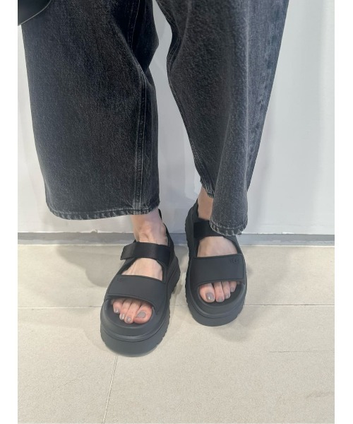 「UGG」 フラットサンダル 8 アイボリー レディース_画像6