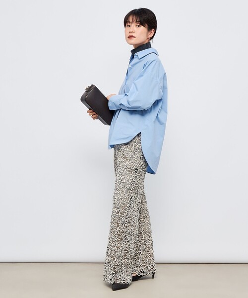 NOLLEY'S Sophi（ノーリーズソフィー） パンツ モールレースセミフレア