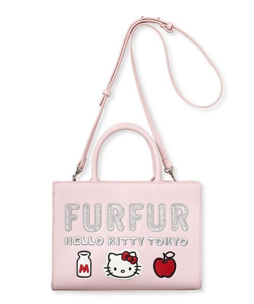 FURFUR（ファーファー） トートバッグ HELLO KITTYスクエアバッグ