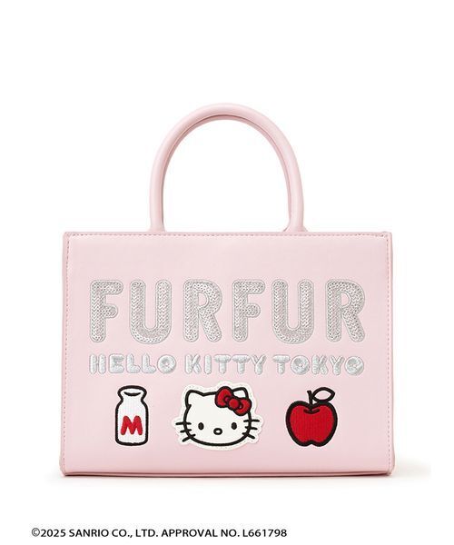 FURFUR（ファーファー） トートバッグ HELLO KITTYスクエアバッグ