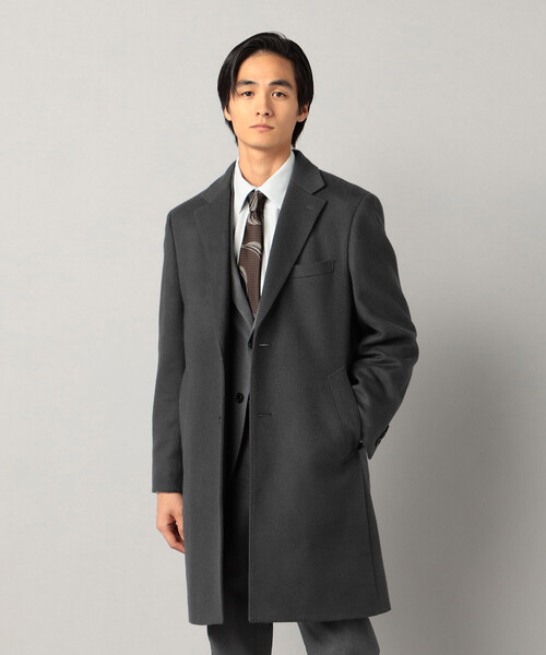 COMME CA MEN（コムサメン） チェスターコート コート 尾州産 ウール