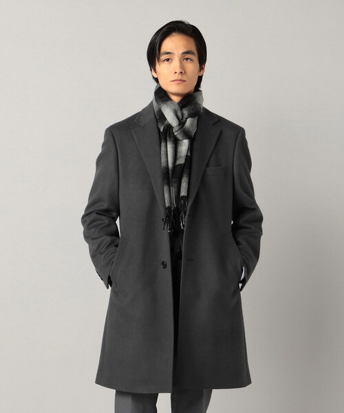 COMME CA MEN（コムサメン） チェスターコート コート 尾州産 ウール