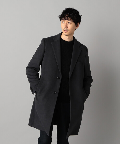 COMME CA MEN（コムサメン） チェスターコート コート 尾州産 ウール