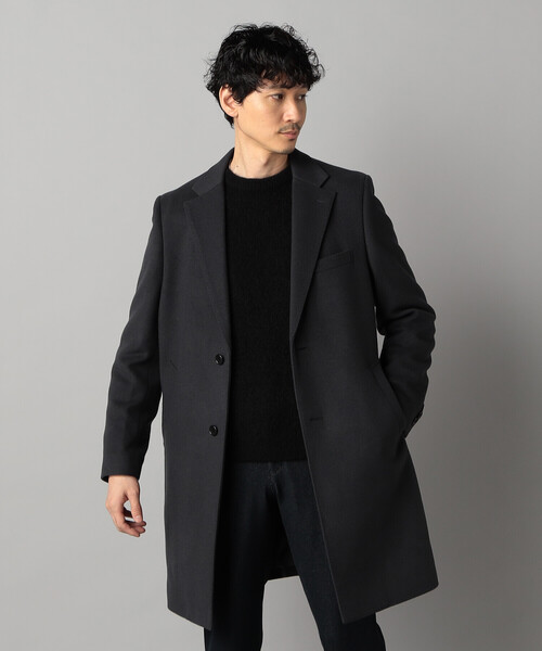 COMME CA MEN（コムサメン） チェスターコート コート 尾州産 ウール