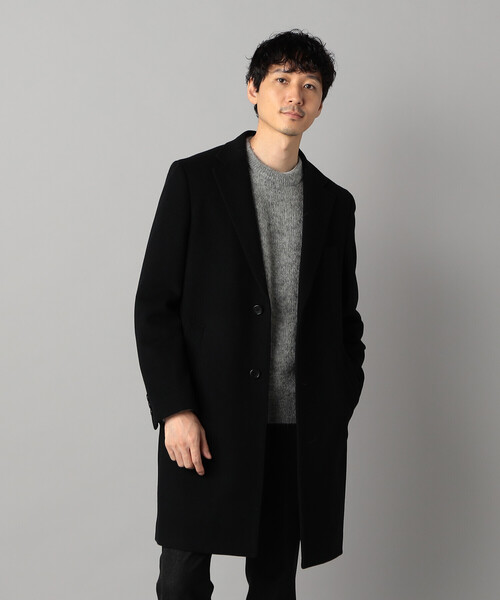 コムデギャルソンシャツ　チェスターコート　M 美品 COMME CA MEN（コムサメン） チェスターコート コート 尾州産 ウール