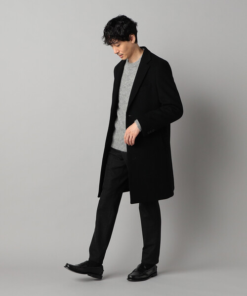 COMME CA MEN（コムサメン） チェスターコート コート 尾州産 ウール