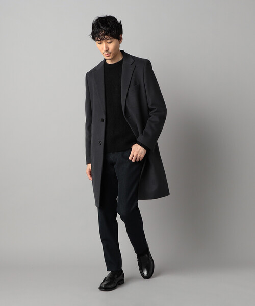COMME CA MEN（コムサメン） チェスターコート コート 尾州産 ウール