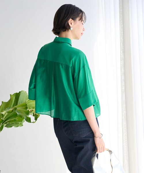 「UNFILO」 半袖シャツ X-LARGE ブルー レディース_画像4