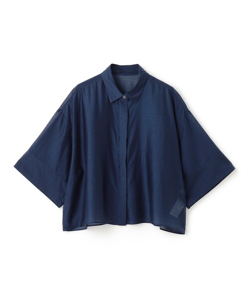 「UNFILO」 半袖シャツ X-LARGE ブルー レディース_画像6