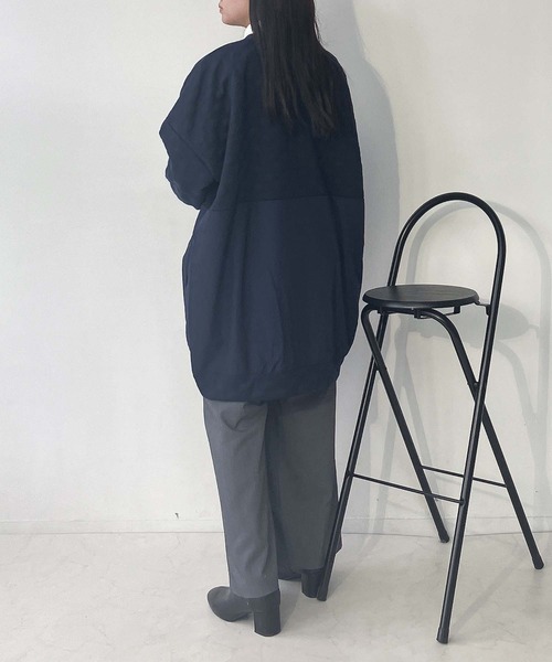 「AS KNOW AS plus」 ニットカーディガン FREE グレー レディース_画像5