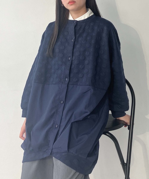 「AS KNOW AS plus」 ニットカーディガン FREE グレー レディース_画像6