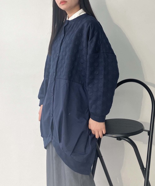 「AS KNOW AS plus」 ニットカーディガン FREE グレー レディース_画像8