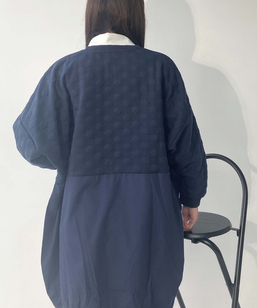 「AS KNOW AS plus」 ニットカーディガン FREE グレー レディース_画像9