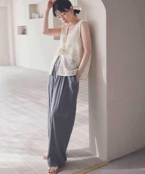 「DOUX ARCHIVES」 ベスト FREE アイボリー レディース_画像7