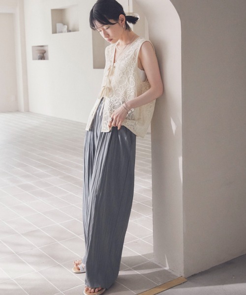 「DOUX ARCHIVES」 ベスト FREE アイボリー レディース_画像8