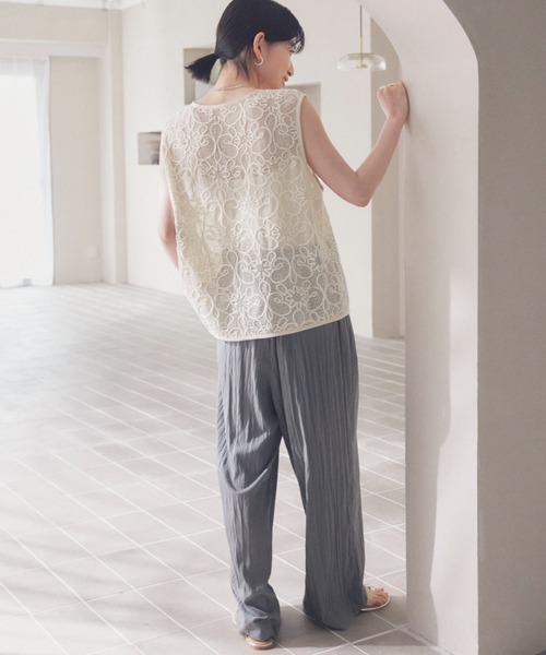 「DOUX ARCHIVES」 ベスト FREE アイボリー レディース_画像9