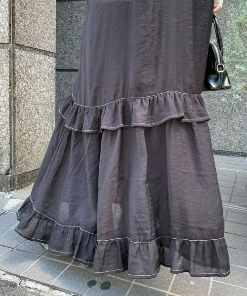 「HELLO.SANFRANCISCO」 キャミソールワンピース FREE グリーン レディース_画像5