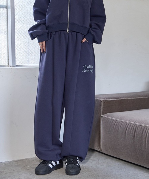PBLIM ワイドパンツ スウェットパンツ ジャージ 「UNISEX/セットアップ