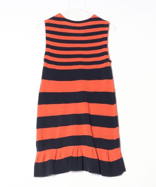 「made in HEAVEN」 ボーダー柄ニットワンピース S レッド レディース_画像2