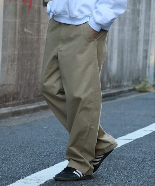 Hanes（ヘインズ） ワイドパンツ チノパン 「HANES/ヘインズ」ワイド