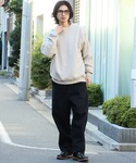 ワイドパンツ チノパン 「HANES/ヘインズ...の詳細画像4