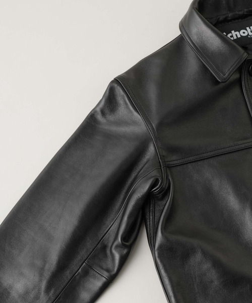 NANO universe（ナノ・ユニバース） 革ジャン ライダース Schott/別注