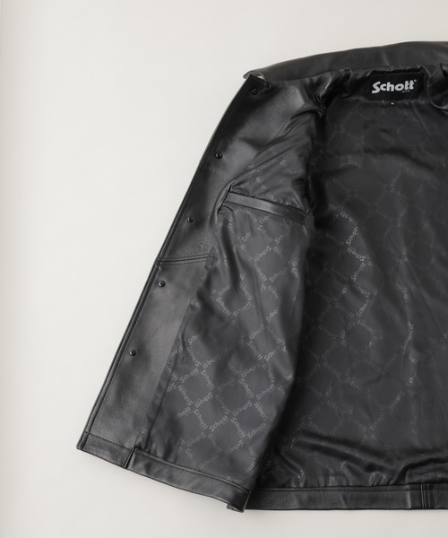 NANO universe（ナノ・ユニバース） 革ジャン ライダース Schott/別注