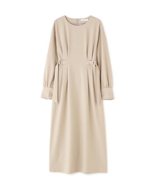 「NATURAL BEAUTY BASIC」 長袖ワンピース MEDIUM ベージュ レディース_画像2