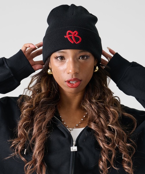 FUBU（フブ） ニット帽 ニットキャップ ブランド FB Knit Cap / FBロゴ