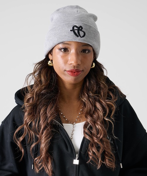 FUBU（フブ） ニット帽 ニットキャップ ブランド FB Knit Cap / FBロゴ