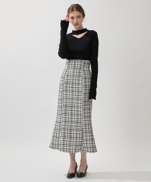 「DEICY」 長袖ニット FREE ブラック レディース_画像4