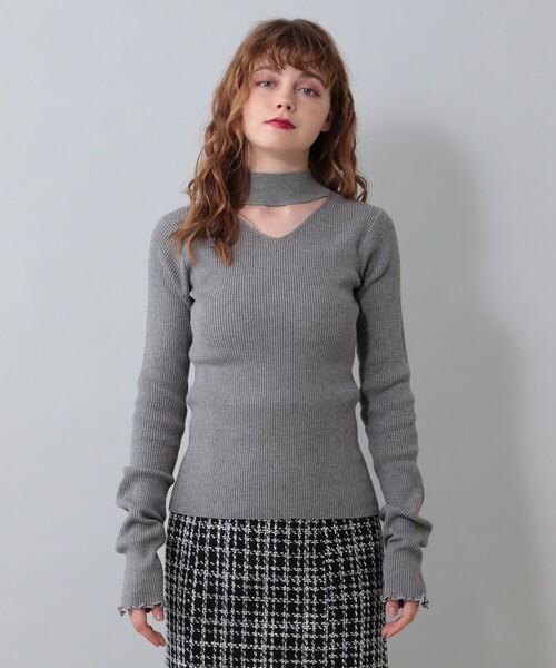 「DEICY」 長袖ニット FREE ブラック レディース_画像5