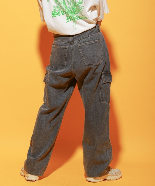 「PBLIM」 デニムパンツ LARGE ブルー レディース_画像6