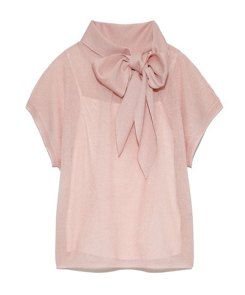 「FURFUR」 ノースリーブニット FREE パープル レディース_画像3