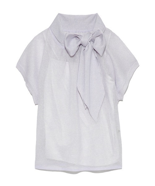 「FURFUR」 ノースリーブニット FREE パープル レディース_画像8