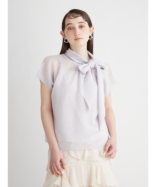 「FURFUR」 ノースリーブニット FREE パープル レディース_画像10