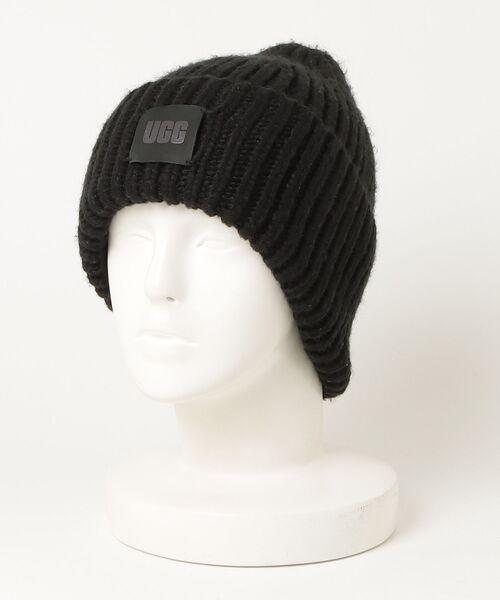 UGG フリース ニット帽 UGG Australia（アグオーストラリア） 「UGG」 ニットキャップ