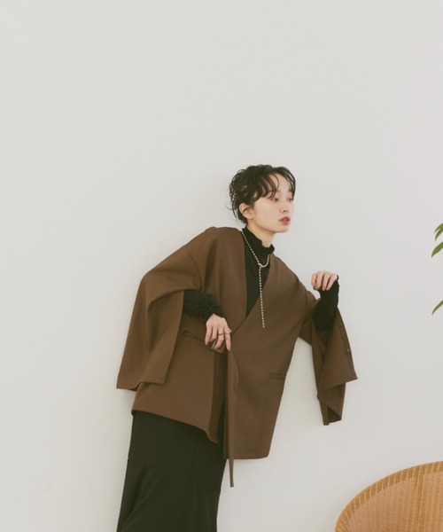 「moi tytto」 ジャケット FREE ナチュラル レディース_画像4