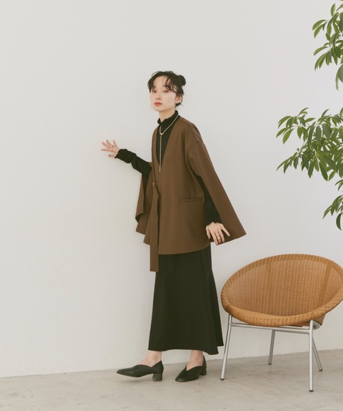 「moi tytto」 ジャケット FREE ナチュラル レディース_画像6