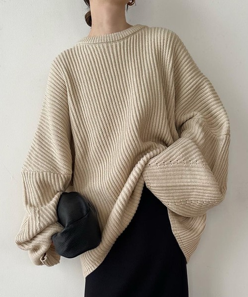 select MOCA by son」 長袖ニット FREE アイボリー レディース