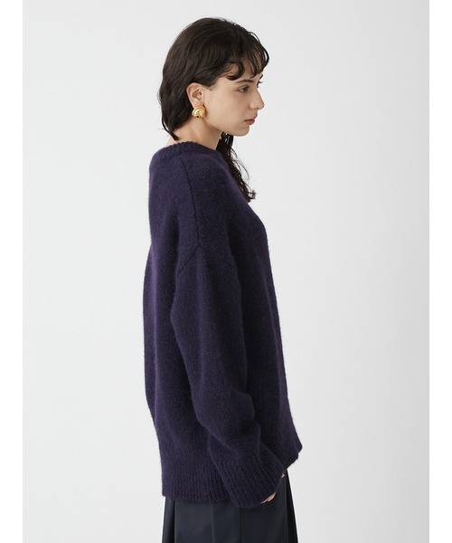 【美品】entwaエントワ◆ウールニットプルオーバー　ネイビー MIXカラープルオーバーニット/le.coeur blanc(ルクールブラン