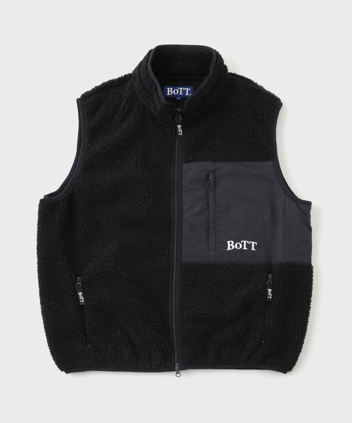 BoTT（ボット） ブルゾン アウター Fleece Zip Up Vest メンズ