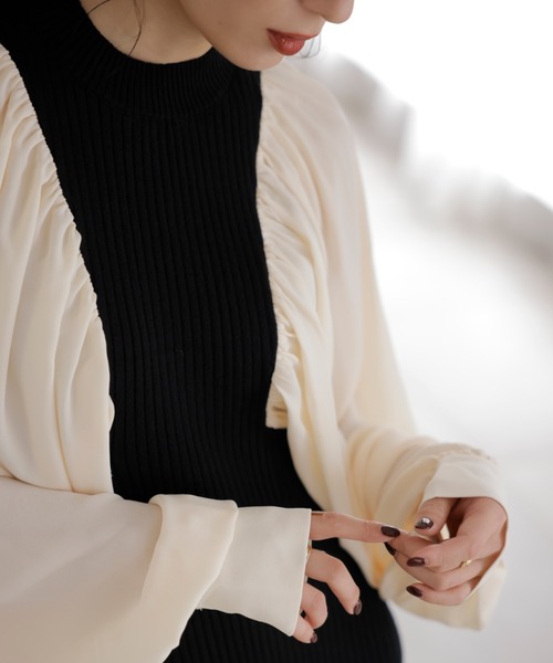 anuans（アニュアンス） ドッキングワンピース FREE ブラック