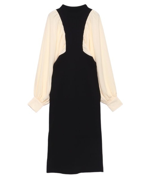 anuans（アニュアンス） ドッキングワンピース FREE ブラック