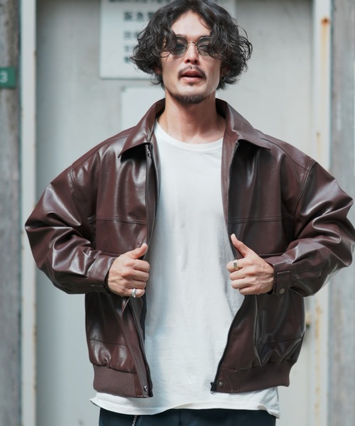 「improves」 ブルゾン MEDIUM ブラウン メンズ_画像7