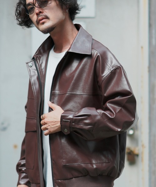 「improves」 ブルゾン MEDIUM ブラウン メンズ_画像8